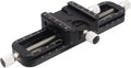 Haoge FM-160 Wormdrive Macro Rail for Macro Photography Track, Focus Stacking Precision Focus Slider/Close-up Shooting Clamp Plate Fine-Tuning Screw Rod