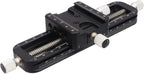 Haoge FM-160 Wormdrive Macro Rail for Macro Photography Track, Focus Stacking Precision Focus Slider/Close-up Shooting Clamp Plate Fine-Tuning Screw Rod