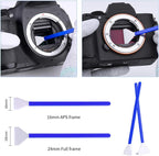 K&F CONCEPT Professional Lens Cleaning Kit for DSLR & Mirrorless Cameras with APS-C/Full-Frame Sensor Cleaning Swabs/Lens Cleaner/Gloves/Camera Blower/Lens Pen Brush/Microfiber Cloths/Carrying Case