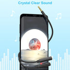 3.5mm TRRS Splitter for 2 Headphones 1FT 2-Pack, Dual Support Audio & Mic, 3.5 mm Aux Jack Cable 1 in 2 out, Double 1/8" Stereo Female Adapter,Headset Split Y Cord 2 Way for Phone/Tablet/Laptop/PC/MP3