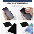 2 Pack Microfiber Liner Cleaning Cloth 13" with Screen Keyboard Imprint Protection, Laptop Keyboard Protector Compatible with MacBook Pro/AIR 13" and MacBook PRO 14"-Black