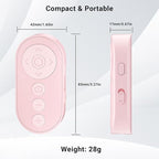 Wireless Camera Remote Control with Zoom for iPhone & iPad, Versatile Shutter with Front/Rear Camera Switch for Photo & Video, Smartphone Remote Clicker for TikTok