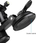 Professional Heavy Duty (20 lbs Load) DSLR Mirorrless Camera Suction Cup Car Mount Camcorder Vehicle Holder w/ 360°Panorama Ball Head + Quick Release Plate Compatible with Nikon Canon Sony RED BM