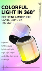 Generic Aura-Sync Surround Color Deep Bass Speaker, Small, Brown