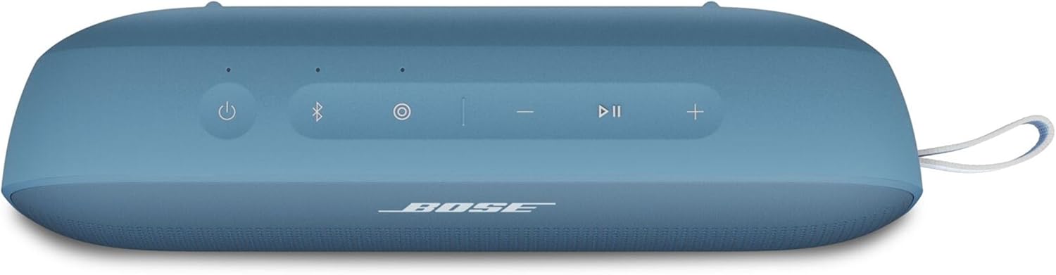 Bose SoundLink Flex Portable Bluetooth Speaker (2nd Gen), Portable Outdoor Speaker with Hi-Fi Audio, Up to 12 Hours Battery Life, Waterproof and Dustproof, Blue Dusk