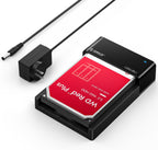 ORICO External USB 3.0 to SATA Hard Drive Lay-Flat Docking Station for 2.5 or 3.5in HDD, SSD Up to 24TB [Support UASP]