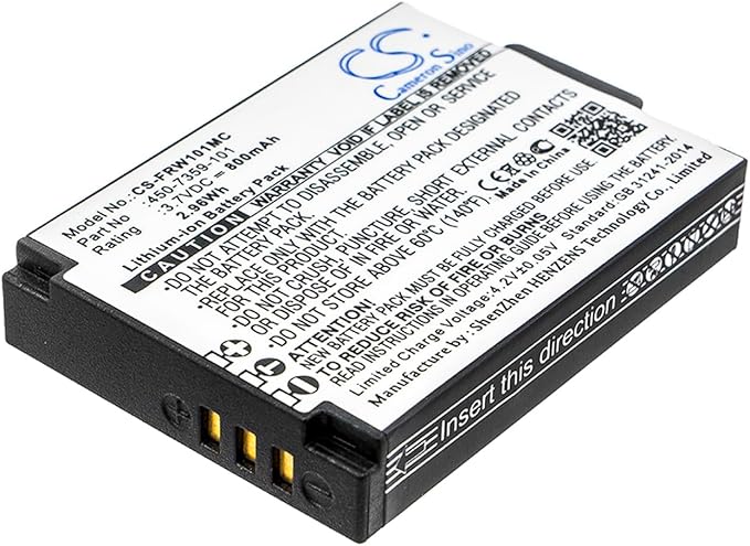 Technical Precision Replacement for Cameron SINO CS-FRW101MC Battery