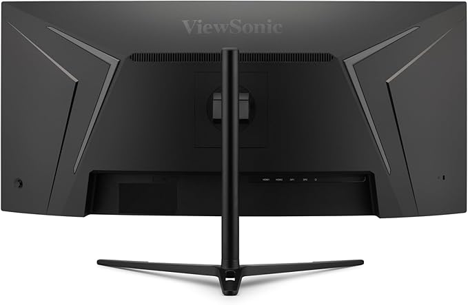 ViewSonic VX3418C-2K 34 Inch UltraWide QHD 1440p Curved Gaming Monitor with 180Hz, 1ms, 21:9, Advanced Ergonomics, FreeSync Premium, HDR10, HDMI, and DisplayPort Inputs