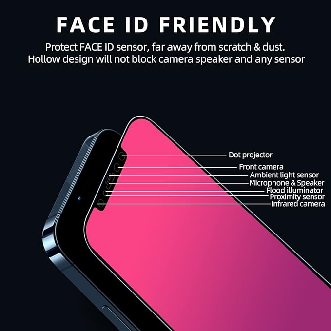 EGKimBa Privacy Screen Protector compatible with iPhone 11 Pro Max/iPhone XS Max, 6.5 inch Gradient Colorful Electroplated Anti-Spy Anti-Blue Light Easy Installation Tempered Glass