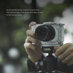 Tilta Full Camera Cage for ZV-E1 | Cold Shoe, NATO Rail, M3 and 1/4"-20 Threads Mounts | Silver