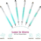 Penyeah Capacitive Stylus Pen (4 in 1),Universal Touch Screens Stylus Pen for iPad/Pro/iPhone/Android Phone/Samsung/Fire/Tablets and All Capacitive Touch Screens-Dream Blue