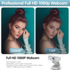 usb c webcam 1080P Webcam,Live Streaming Web Camera with Stereo Microphone, Desktop or Laptop USB Webcam 110 Degree View Angle, HD Web cam for Switch 2,Video Calling, Recording, Conferencing, Gaming