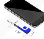 EASTBULL 4GB USB Bulk Flash Drives 100 Pack USB 2.0 Flash Drives Bulk USB Drives Bulk Thumb Drive Pack Memory Stick (Blue 100Pack)