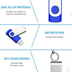 EASTBULL 4GB USB Bulk Flash Drives 100 Pack USB 2.0 Flash Drives Bulk USB Drives Bulk Thumb Drive Pack Memory Stick (Blue 100Pack)