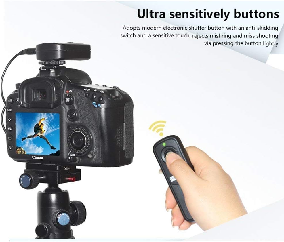 Pixel DSLR Wireless Shutter Release Remote Control L1 for Panasonic RM-L1AM S5 S1 G95 G91 G90 G9 G10 G70 GH3 GH4 GH5 GH6 GX7 G85 G81 FZ50K FZ100 FZ200 FZ1000 FZ2500 FZ2000 FZ330 FZ30GX7 Remote Shutter