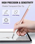 Stylus Pens for Touch Screens, 2 in 1 High Precision Universal Stylus Pen for iPad Compatible with Apple, iPhone, iPad, Android, Samsung Tablets, Phones, 3 Pack-Blue, Green, Yellow