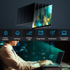 Laptop Privacy Screen Filters 15.6 Inch 16:9 Aspect Privacy Filter for 15.6 Inch Widescreen Laptop Anti-Scratch Protector Film for Data Confidentiality Anti-Glare Laptop Screen Protector