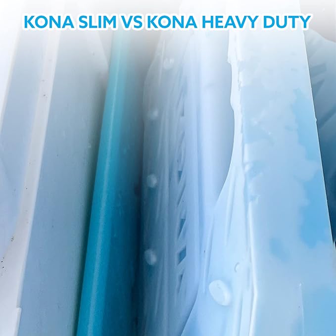 Kona XL Large Cooler Ice Pack - Reusable Long Lasting Dry Ice Packs, 10x13 Inch, 25 Min Freeze