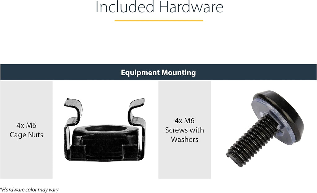 StarTech.com 2U Server Rack Shelf - Universal Vented Rack Mount Cantilever Tray for 19" Network Equipment Rack & Cabinet - Heavy Duty Steel - Weight Capacity 50lb/23kg - 22" Deep Shelf (CABSHELF22V)