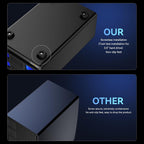 Aluminum Dual Bay 10Gbps Hard Drive Enclosure with Cooling Fan for 2.5“/3.5" SATA HDD/SSD with USB A/C 3.2 Gen 2, Support Hot Swappable, Daisy Chain Expansion, Tool-Free, DAS(NO RAID/NAS)