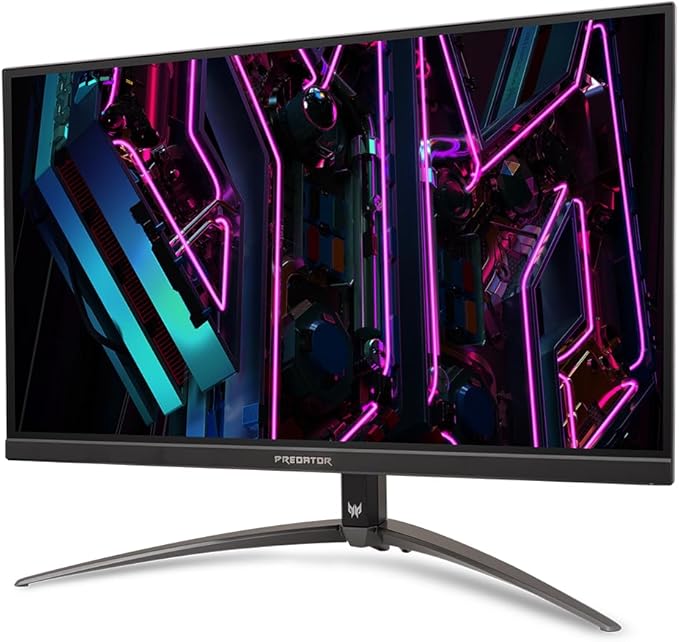 acer Predator XB273K 27" 4k Gaming Monitor | AMD FreeSync Premium | ZeroFrame Design | 160Hz Refresh | Up to 0.5ms Response | Height, Tilt, Swivel, Pivot Adjust | HDR 400 | 1 x DP 1.4 & 2 x HDMI 2.1