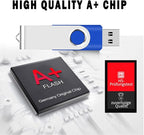 EASTBULL 50 Pack 4GB Bulk Flash Drives Pack USB 2.0 Thumb Drives Pack 4GB Bulk USB Drive (Blue, 50 Units)