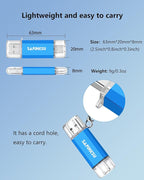 128GB 3 Pack 2-in-1 USB C Flash Drive USB-A+Type-C 3.1 Dual Drive OTG,Speed Up to 120MB/s USB C Storage Flash Drive Compatible with iPhone 16/15, Android Smartphone/Tablets/Computers