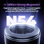 Magnetic Phone Holder for Car, [360° Rotatable] Phone Mount with Strong Suction Cup & Retractable Stand, Foldable Phone Holder for iPhone 16/15/14/13 and All Smartphone (Black)