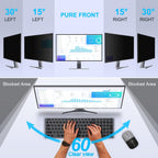 [2-Pack] 24 Inch Privacy Screen for Monitor Computer Screen Privacy Filter for 16:10 Widescreen Monitor Desktop PC Monitor Privacy Film Monitor Privacy Shield and Anti-Glare Protector