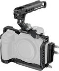 SmallRig Z6 III Camera Cage Kit for Nikon Z6 III, with Top Handle and Cable Clamp, Aluminum Alloy Camera Full Cage Kit with Anti-Twist Design, Built-in Quick Release Plate for Arca-Swiss - 4520