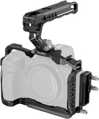 SmallRig Z6 III Camera Cage Kit for Nikon Z6 III, with Top Handle and Cable Clamp, Aluminum Alloy Camera Full Cage Kit with Anti-Twist Design, Built-in Quick Release Plate for Arca-Swiss - 4520