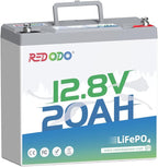 Redodo 12V 20Ah LiFePO4 Battery, 4000+ Deep Cycles Lithium Battery with 20A BMS, 256Wh Energy, Very Suitable For Outdoor Camping, Lighting, Fishing and More