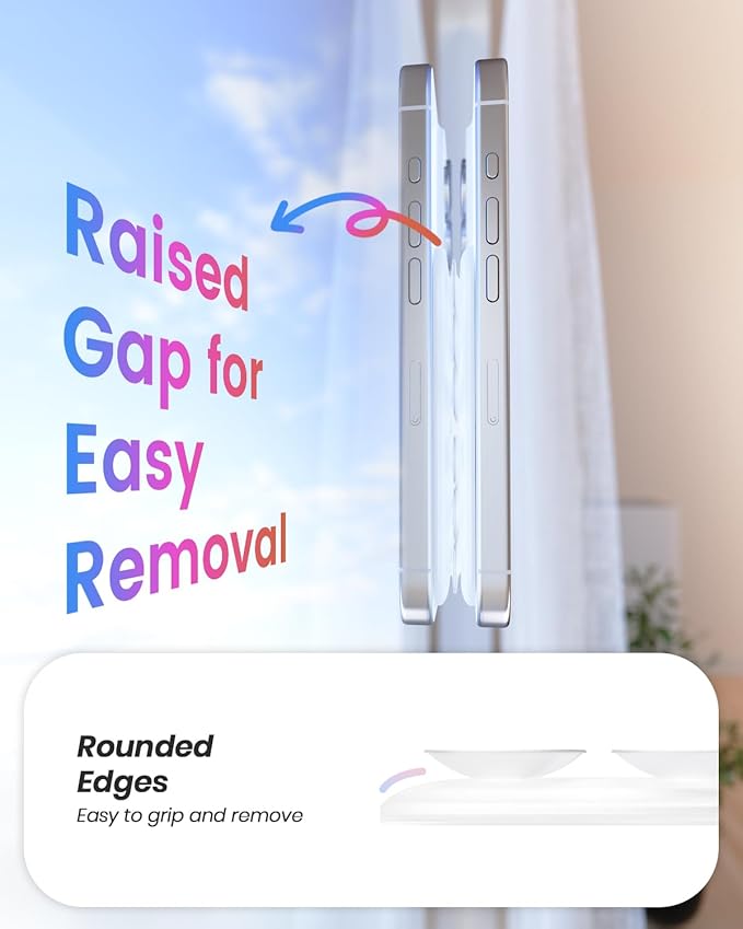 Klearlook Magnetic Suction Phone Mount for MagSafe Case, Removable Sticky Phone Grip Holder for Hands-Free Makeup/Selfie/Live Streaming/Vlog for TikTok & Instagram Influencer/Creator, Transparent