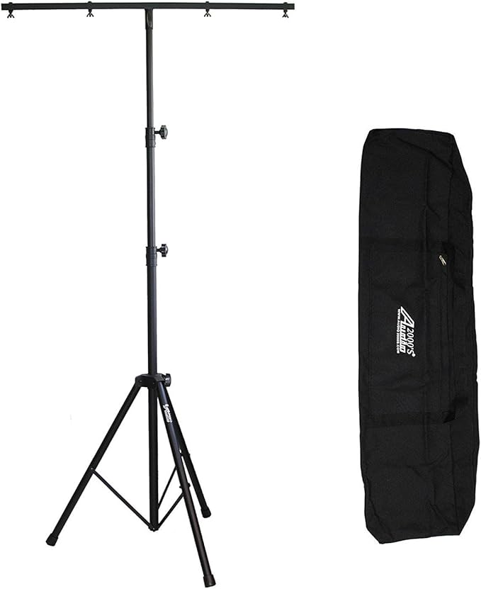 Audio2000'S AST4421A Professional Lighting Stand with T-Bar and Carrying Bag