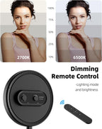 Weilisi Ring Light with 72" Tripod Stand and Phone Holder, 6500K Full-Screen Selfie Ring Light for Makeup Barber Video Recording, Photography Lighting, Ring Light Tripod for iPhone Phone with Remote