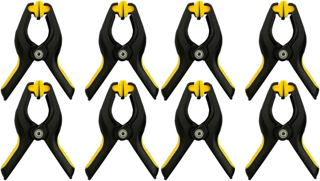 Mikikit 8pcs Screen Repair Clamp Kit Durable Lcd Screen Fastening Tools for Tablets Slip Grip Scratch-resistant Sponge Pad Easy to Use Heavy Duty Fixing Clamps