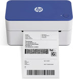 HP Shipping Label Printer, Commercial Grade Direct Thermal, Compact & Easy-to-use, High-Speed 300 DPI, Barcode, Compatible with, UPS, Ebay, ShipStation More, HPKE103, 7.9''x 4.6'' x 4.7'', white