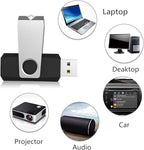 Aiibe 4GB Flash Drive 50 Pack - USB 2.0 Memory Stick Multipack Zip Drive, Black