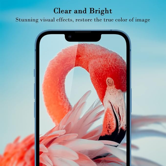 PERFECTSIGHT Anti Blue Light Screen Protector Compatible with iPhone 14 Series, Eye Care HD Clear Tempered Glass - Anti Eye Fatigue & Eye Dry 2X Stronger Easy Installation (iPhone 14 Max 6.7 inch)