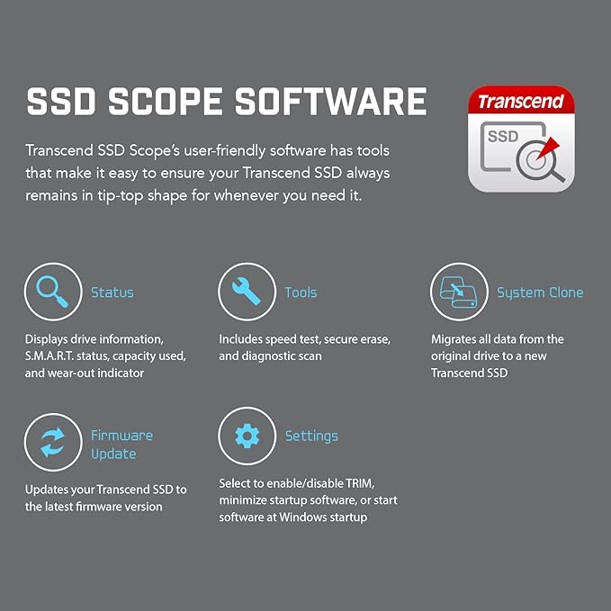 Transcend 2TB MTE400S M.2 2242 PCIe Gen3x4 SSD, Compatible with Ultra-Thin Laptops, Dram-Less Low Power, Up to 2000MB/s, TLC - TS2TMTE400S