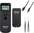 PHOLSY Wireless Timer Remote Release Control with Intervalometer and HDR for Olympus E-M1, E-M5 II, E-M5, E-M10 II, PL8, PL7; for Panasonic S5, S1H, S1RM, S1, G95, G91, G90, G9, FZ10002, GH5, GH6