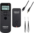 PHOLSY Wireless Timer Remote Release Control with Intervalometer and HDR for Olympus E-M1, E-M5 II, E-M5, E-M10 II, PL8, PL7; for Panasonic S5, S1H, S1RM, S1, G95, G91, G90, G9, FZ10002, GH5, GH6