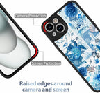 AIGOMARA Case for iPhone 15 Plus [Compatible with MagSafe] Blue Turtle Shell Ocean Collage Pattern Design for Women Girls Men Soft TPU Bumper Hack PC Back Shockproof Protective Slim Magnetic Cover