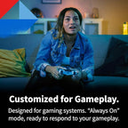 Toshiba Canvio Gaming 1TB Portable External Hard Drive USB 3.0, Black for PlayStation, Xbox, PC, & Mac - HDTX110XK3AA