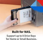 Toshiba N300 4TB NAS 3.5-Inch Internal Hard Drive - CMR SATA 6 GB/s 7200 RPM 512 MB Cache - HDWG740XZSTC