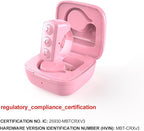 ADZERD Remote Control for TikTok, Page Turner for iPhone/iPad, Bluetooth Camera Video Recording Remote, Scrolling Ring for TIK Tok, Compatible with iOS/Android Phones & Tablets - Pink