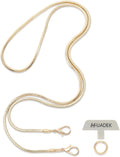 Snake Chain Phone Strap Universal phone lanyard phone strap connector (Snake-Chain（Light gold） F5)