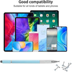 YuCool 20 Pieces Passive Stylus Pen Replacement Disc Tips, Universal Nibs Compatible with Capacitive Touch Screen