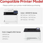 055 High Capacity Toner Cartridge Replacement for Canon 055H 055 Toner Cartridges Set for Canon MF743Cdw Ink Color imageCLASS MF743Cdw MF741Cdw MF741C MF743C Printer (4 Pack)