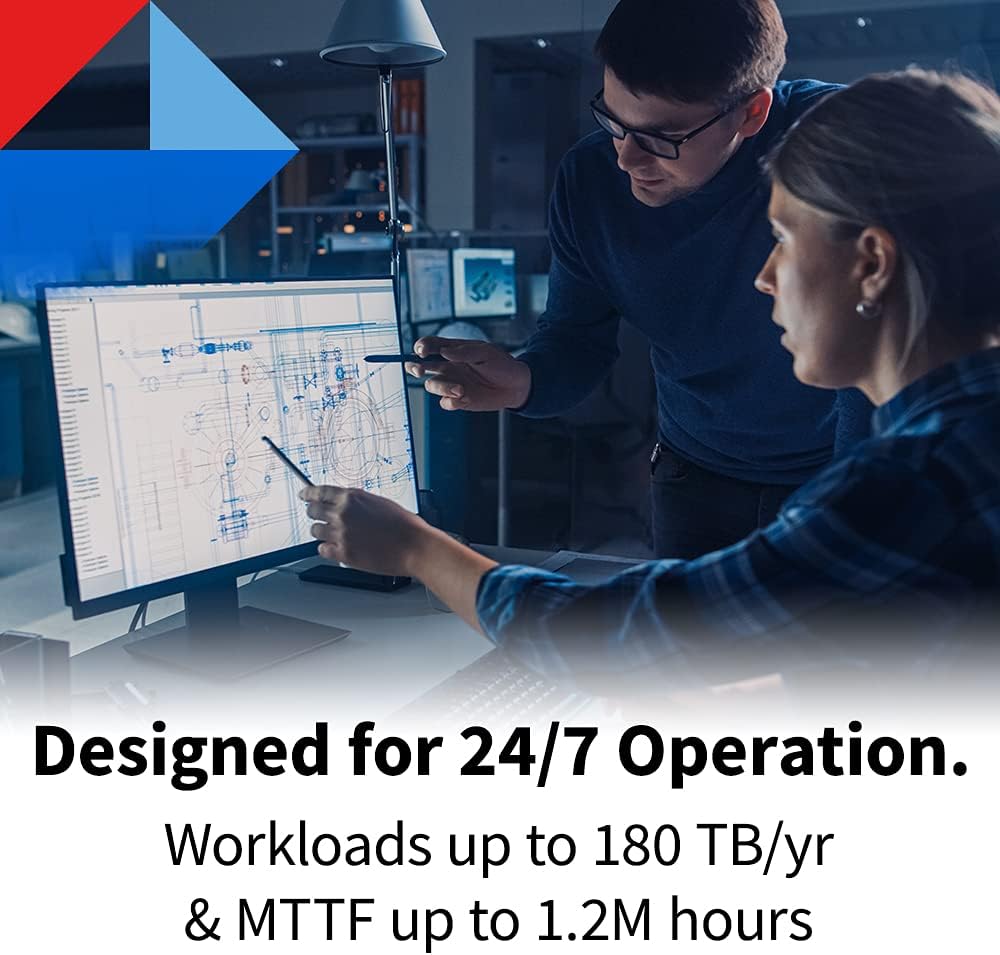 Toshiba N300 18TB NAS 3.5-Inch Internal Hard Drive - CMR SATA 6 Gb/s 7200 RPM 512 MB Cache - HDWG51JXZSTA
